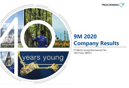 MedcoEnergi Investor 9M20 Presentation