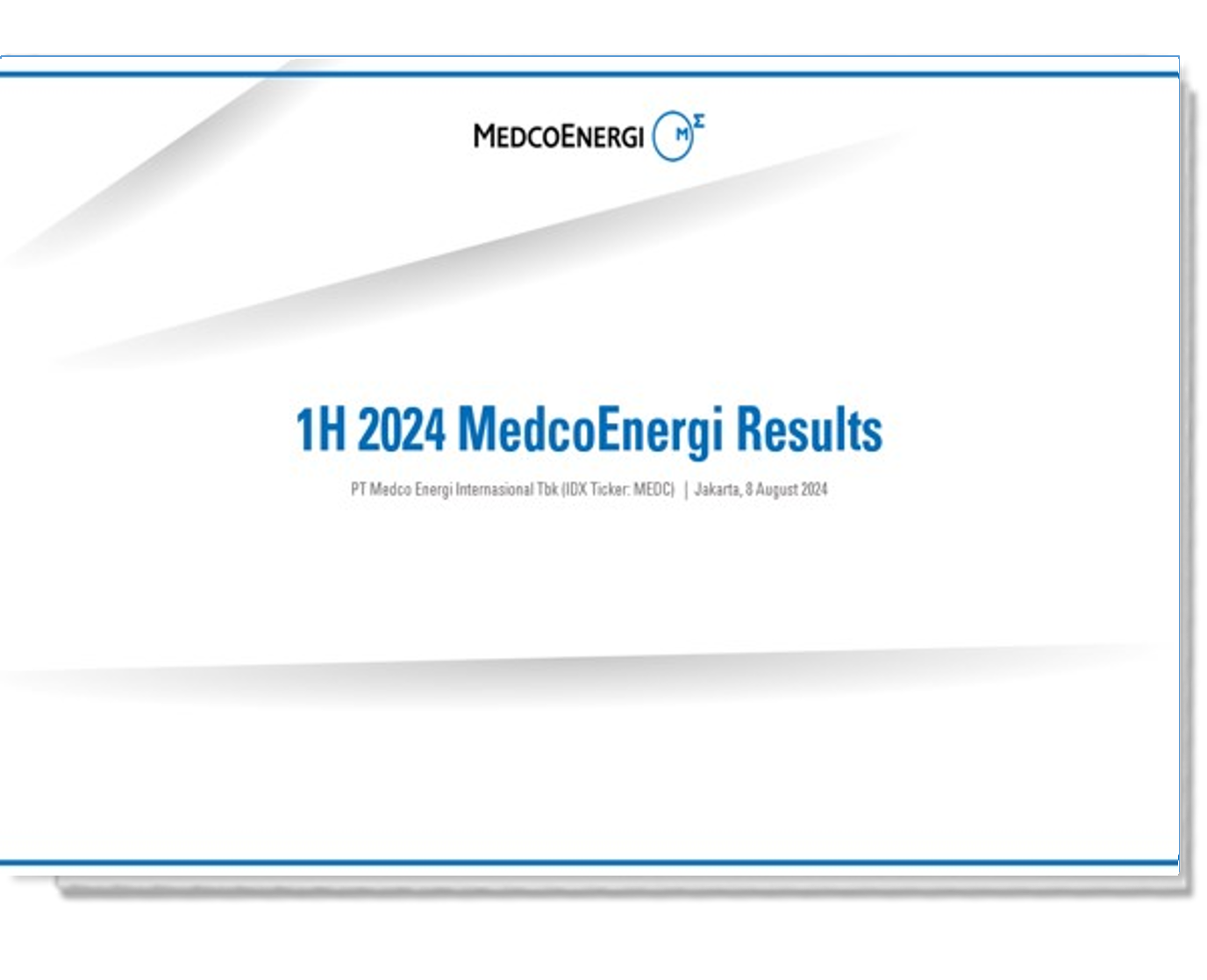 MedcoEnergi 1H24 Results