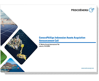 ConocoPhillips Indonesian Assets Acquisition